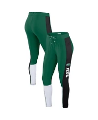 Wear by Erin Andrews Women's Green/Black New York Jets Color-Block Leggings