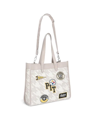 Wear by Erin Andrews Pittsburgh Steelers Patch Printed Tote Bag