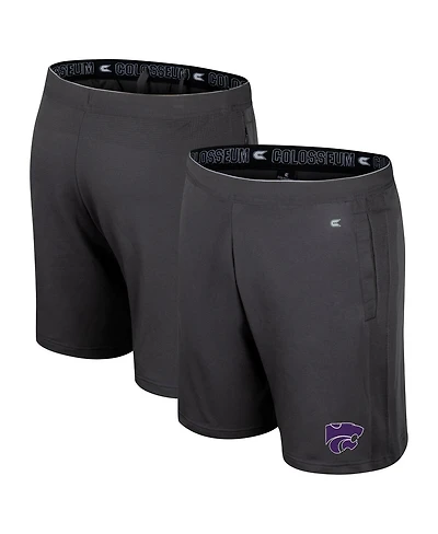 Colosseum Men's Charcoal Kansas State Wildcats Forget Shorts