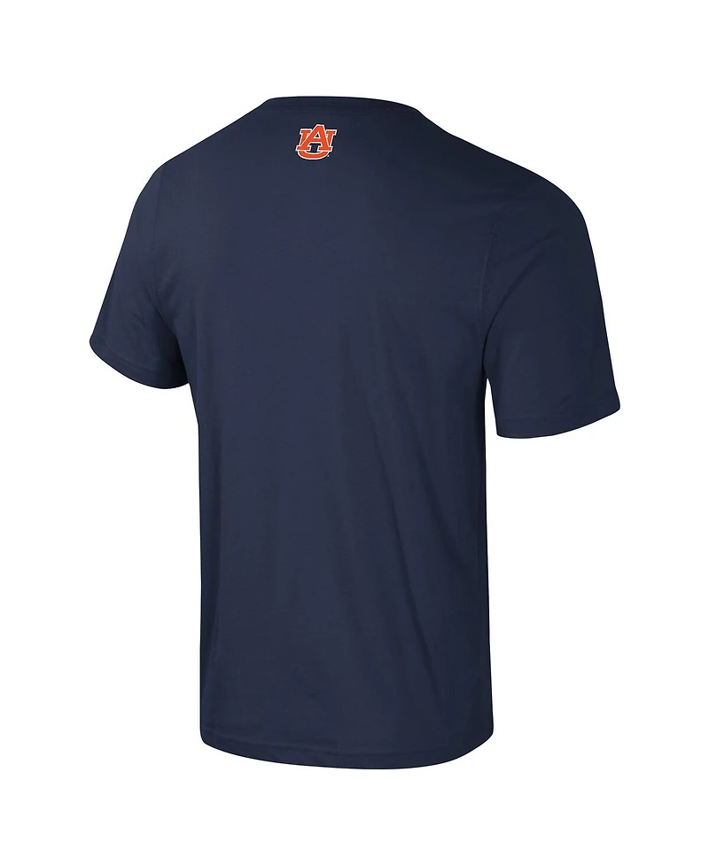 Colosseum Men's Navy Auburn Tigers Color Pop Active Blend T-Shirt