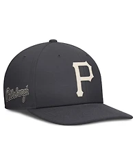 Nike Men's Anthracite Pittsburgh Pirates Statement Pro Snapback Hat