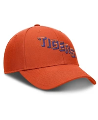 Nike Men's Orange Clemson Tigers Slanted Primetime Rise Performance Adjustable Hat