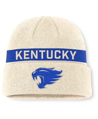 Nike Men's Natural Kentucky Wildcats Peak Primetime Utility Cuffed Knit Hat