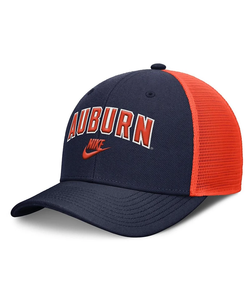 Nike Men's Navy/Orange Auburn Tigers 2025 Sideline Campus Pro Local Snapback Hat