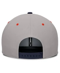 Nike Men's Gray/Navy Auburn Tigers 2025 Sideline Campus Pro Local Snapback Hat