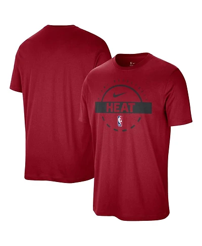 Nike Men's Red Miami Heat Authentic Practice T-Shirt