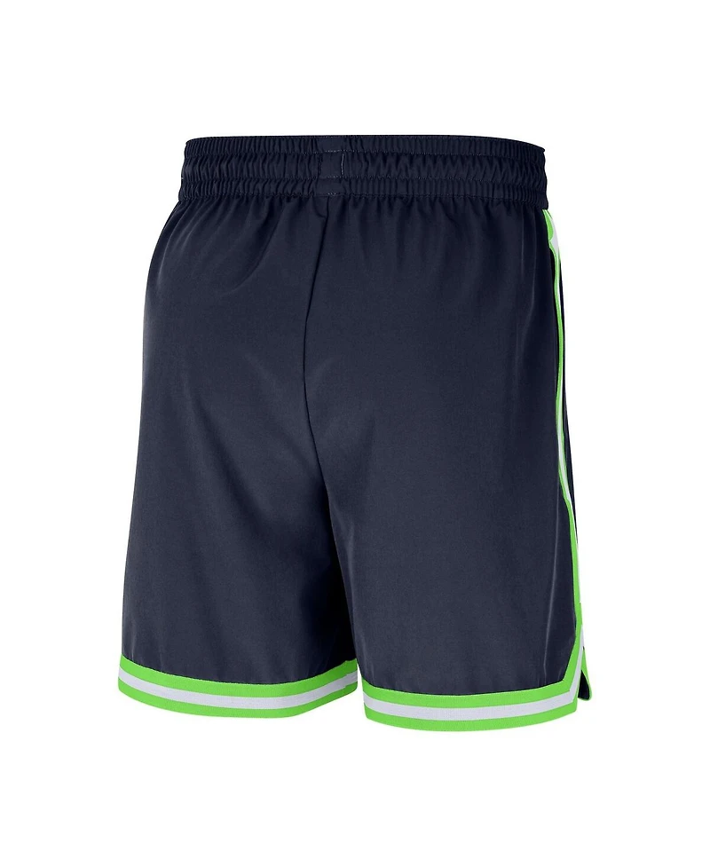 Nike Men's Navy Minnesota Timberwolves Authentic Practice Dna Woven Performance Shorts