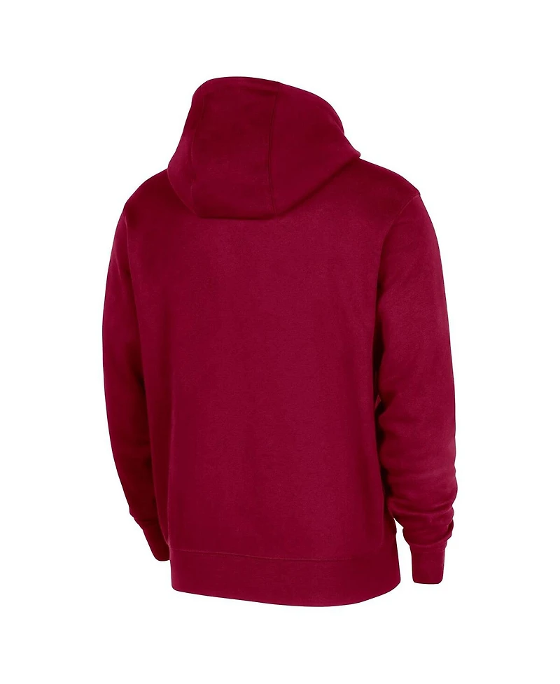 Nike Men's Wine Cleveland Cavaliers 2025/26 Authentic Practice Club Pullover Hoodie