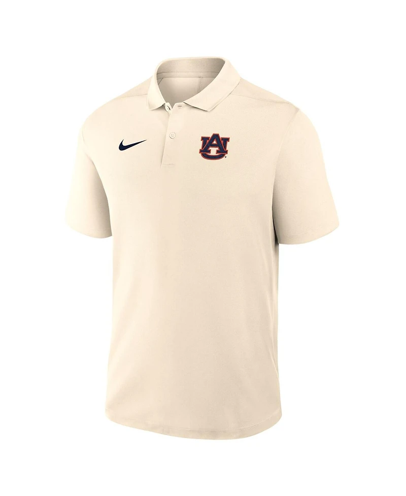 Nike Men's Tan Auburn Tigers Primary Logo Victory Polo Shirt