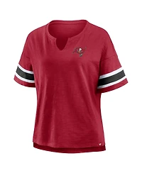 Fanatics Women's Red Tampa Bay Buccaneers Redzone Curl Route T-Shirt