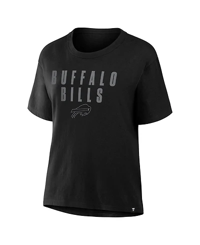 Fanatics Women's Black Buffalo Bills Blackout Kneel Down Legacy T-Shirt