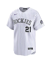 Nike Men's Kyle Freeland White Colorado Rockies Home Limited Player Jersey