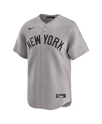 Nike Men's Gerrit Cole Gray New York Yankees Road Limited Player Jersey