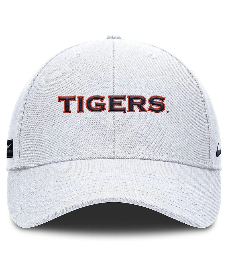 Nike Men's White Auburn Tigers 2025 On-Field Gameday Rise Adjustable Hat