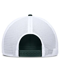 Nike Men's Forest Green/White Michigan State Spartans 2025 On-Field Rise Engineered Trucker Adjustable Hat