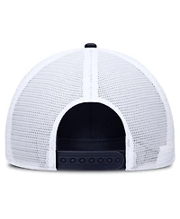 Nike Men's Navy/White West Virginia Mountaineers 2025 On-Field Rise Engineered Trucker Adjustable Hat
