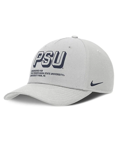 Nike Men's Gray Penn State Nittany Lions 2025 Sideline Dust Pinched Rise Adjustable Hat