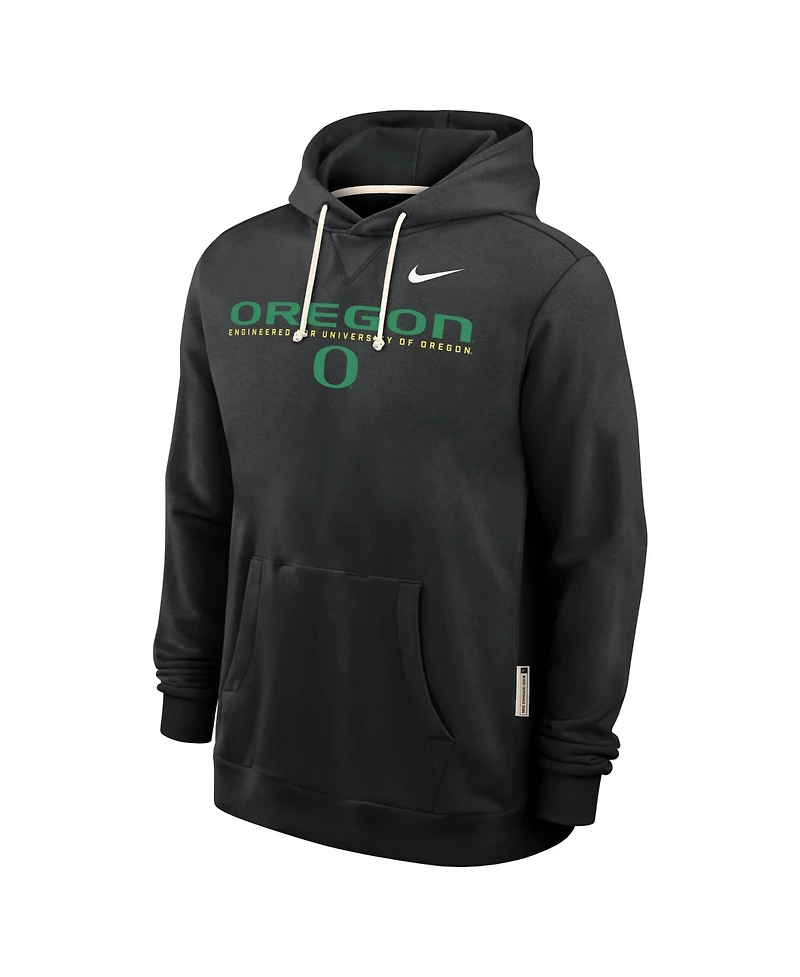 Nike Men's Oregon Ducks 2025 Sideline Standard Issue Dri-fit Hoodie