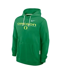 Nike Men's Green Oregon Ducks 2025 Sideline Standard Issue Dri-fit Hoodie