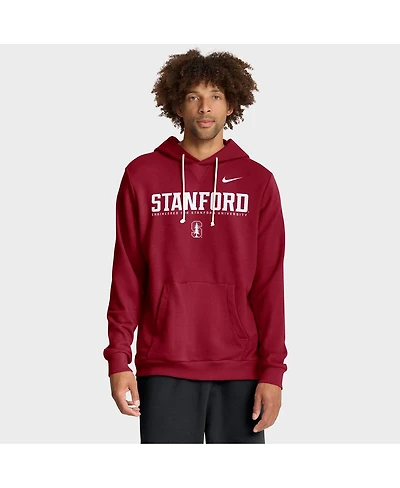 Nike Men's Cardinal Stanford 2025 Sideline Standard Issue Dri-fit Hoodie