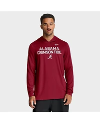 Nike Men's Crimson Alabama Tide 2025 Sideline Performance Long Sleeve Hoodie T-Shirt