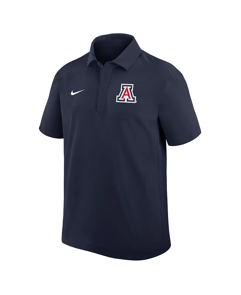 Nike Men's Navy Arizona Wildcats 2025 Coaches Sideline Polo Shirt