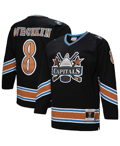 Mitchell & Ness Men's Alexander Ovechkin Black Washington Capitals 2005-06 Power Play Jersey