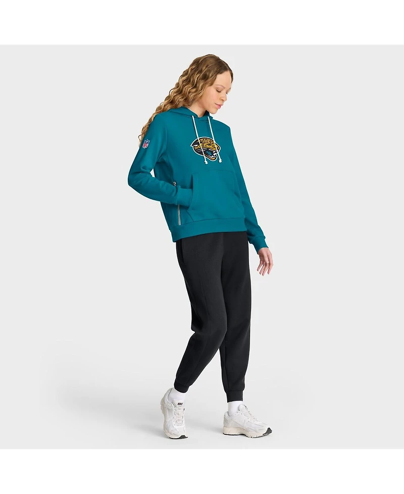 Nike Women's Teal Jacksonville Jaguars Sideline Standard Issue Throwback Dri-fit Hoodie