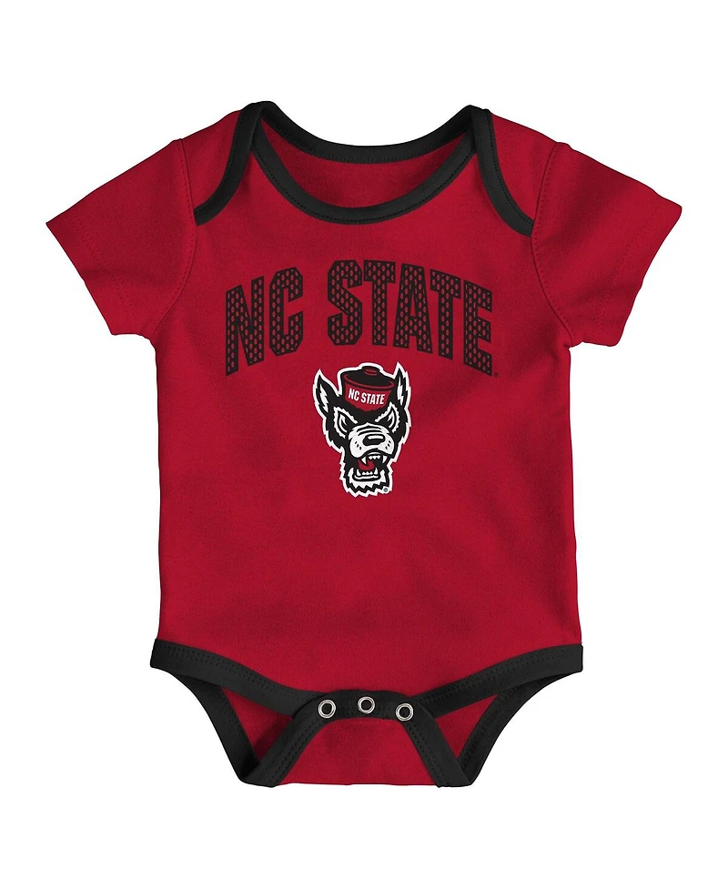 Outerstuff Baby Boys and Girls 3- Pack South Carolina Gamecocks All Day Play Bodysuit Set