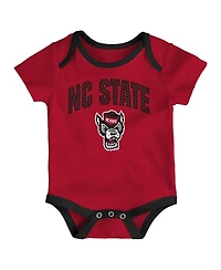 Outerstuff Baby Boys and Girls 3- Pack South Carolina Gamecocks All Day Play Bodysuit Set