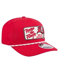 New Era Men's Red Tampa Bay Buccaneers Chant 9SEVENTY Stretch-Snap Hat