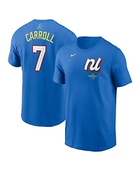 Nike Men's Corbin Carroll Blue National League 2025 All-Star Edition Name Number T-Shirt