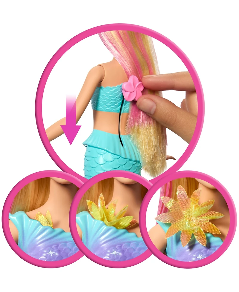 Barbie Flower Magic Mermaid Toy Doll