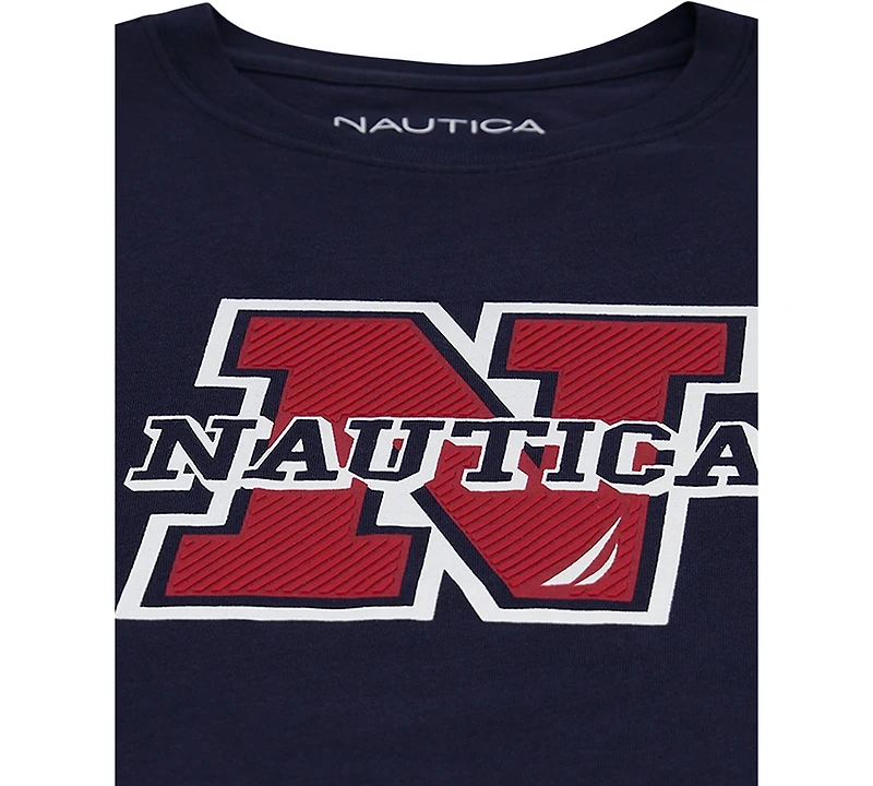 Nautica Big Boys Block N Short Sleeve T-Shirt