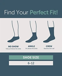 Hanes Men's Originals Premium SuperSoft Crew Socks, 3-Pack