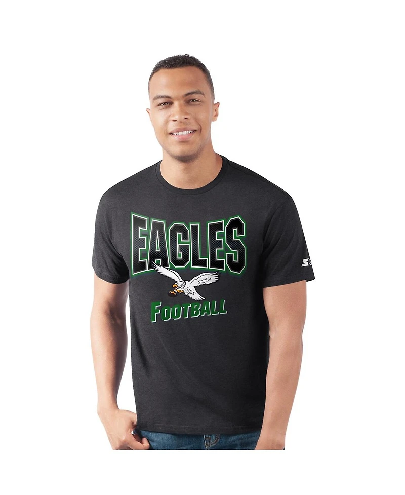 Starter Men's Black Philadelphia Eagles Prime Time T-Shirt