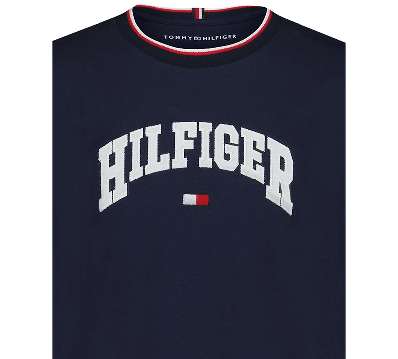 Tommy Hilfiger Big Boys S-xl Arch Short Sleeve T-Shirt