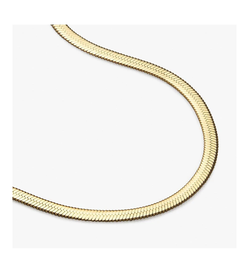 Ana Luisa Herringbone Chain Necklace - Ina