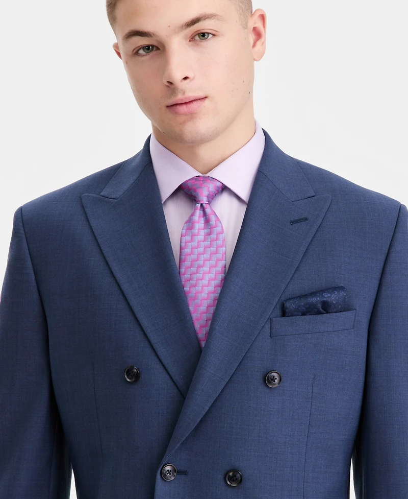 Bar Iii Men's Slim-Fit Wool-Blend Double Breasted Suit Separates Jacket, Macy's Exclusive