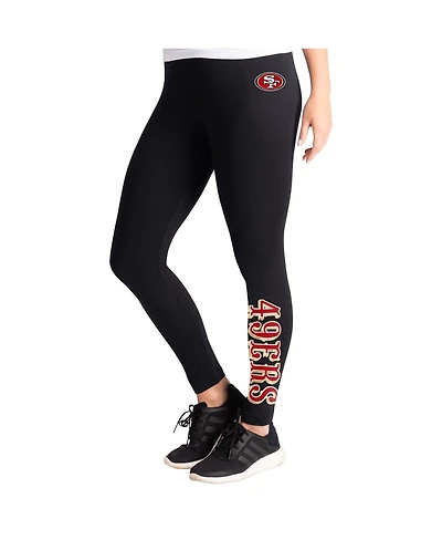 G-iii 4Her by Carl Banks Women's Black San Francisco 49ers Pregame Leggings