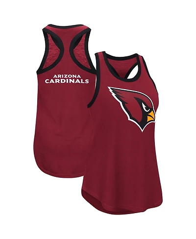 G-iii 4Her by Carl Banks Women's Cardinal Arizona Cardinals Tater Racerback Tank Top