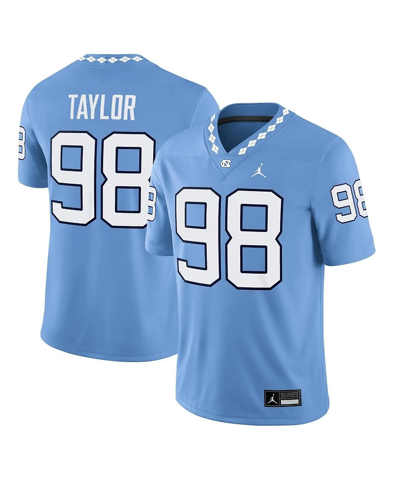 Jordan Men's Lawrence Taylor Light Blue North Carolina Tar Heels Home Game Jersey