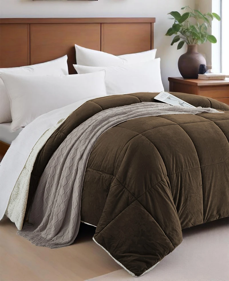 Unikome Sherpa Reversible Comforter