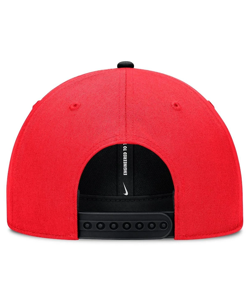 Nike Men's Crimson/Black Seattle Mariners Neon 90s Rise Adjustable Hat