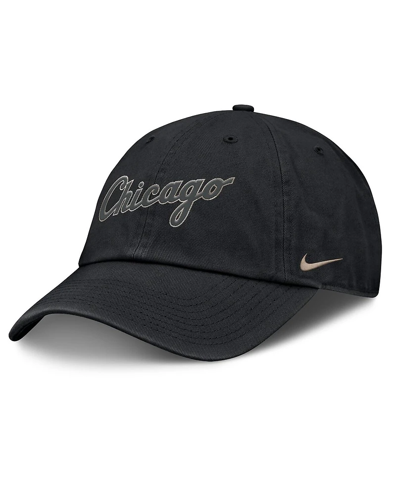 Nike Men's Black Chicago White Sox Camo Pack Club Adjustable Hat