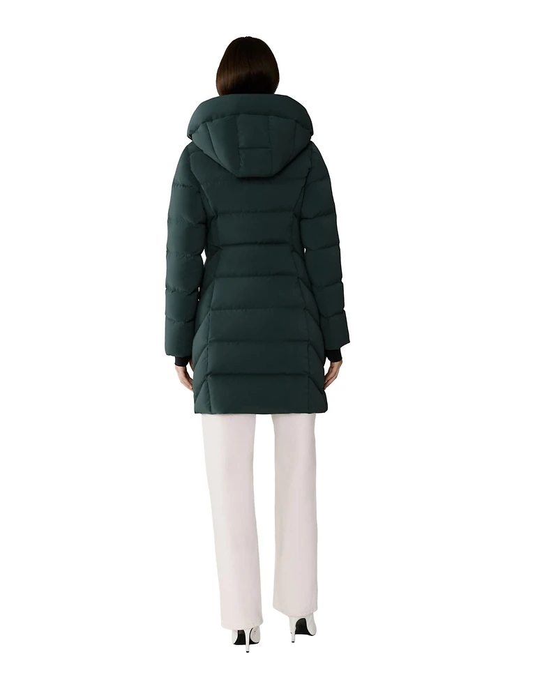Soia & Kyo Women's Sonny-n Slim-Fit Novo Down Coat With Bib Hood