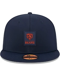 New Era Men's Navy Chicago Bears 2025 Sideline 59FIFTY Fitted Hat