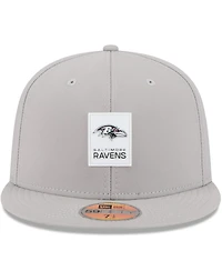 New Era Men's Gray Baltimore Ravens 2025 Sideline 59FIFTY Fitted Hat
