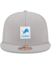 New Era Men's Gray Detroit Lions 2025 Sideline 59FIFTY Fitted Hat