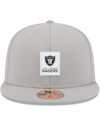 New Era Men's Gray Las Vegas Raiders 2025 Sideline 59FIFTY Fitted Hat